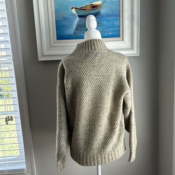 American Eagle Outfitters For Her Vintage 90s Beige Wool Blend Fall Sweater - Picture 4 of 7